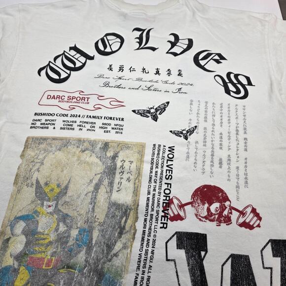 Darc Sport Marvel Wolverine Bushido T Shirt Men Medium Oversized (XL) Limited - Picture 7 of 10